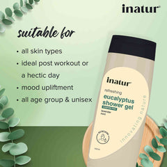 inatur eucalyptus shower gel suitable for 