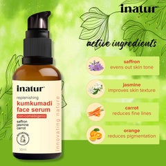 active ingredients of inatur kumkumadi face serum