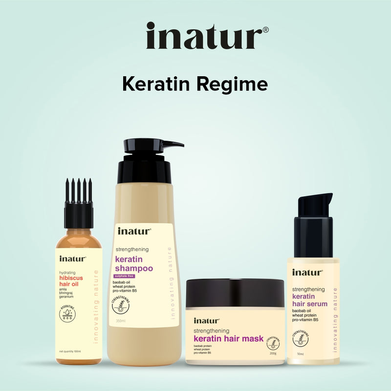 Keratin Hair Regime For Damage Hair Repair