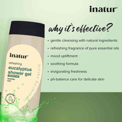 why inatur eucalyptus shower gel is effective