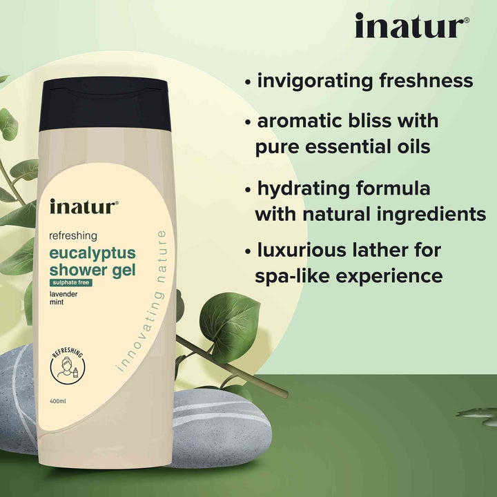 why inatur eucalyptus shower gel