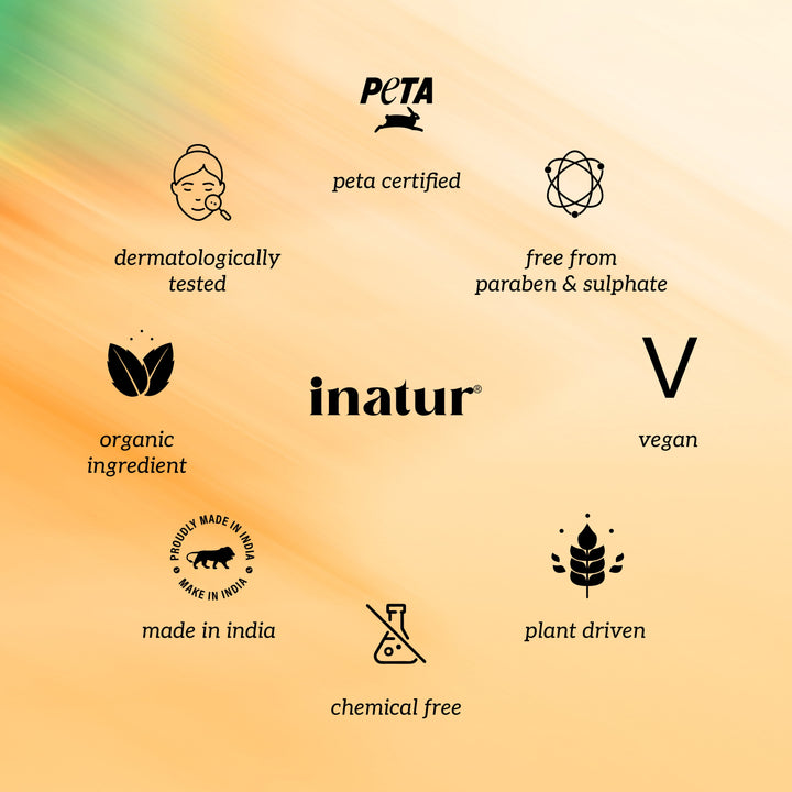 Collection of sustainability and certification logos on a gradient background