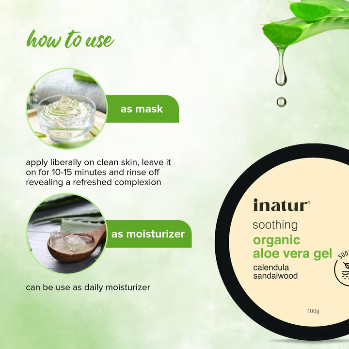 how to use organic aloe vera gel