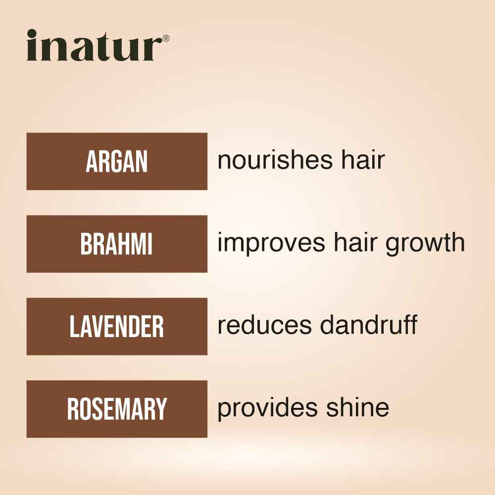 active ingredients of inatur argan hair care combo