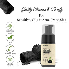 activated foaming face wash charcoal