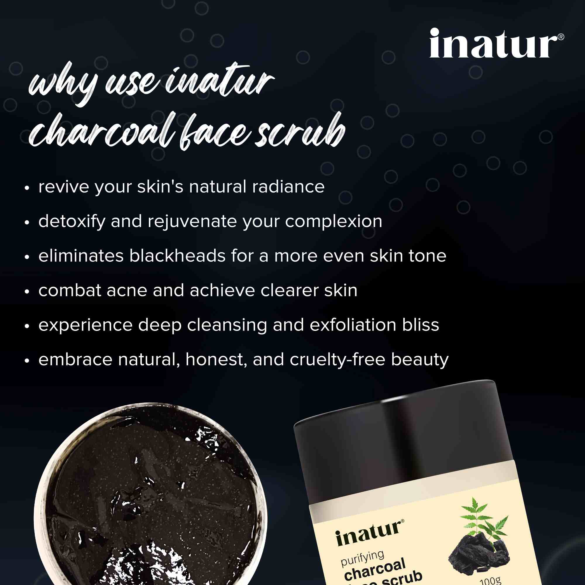 why charcoal face scrub