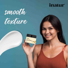 smooth texture of  cocoa body butter