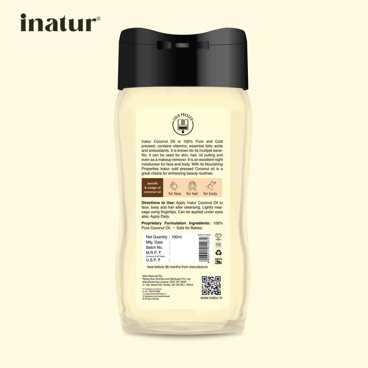 inatur cold pressed coconut oil