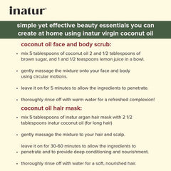inatur cold pressed coconut oil effective