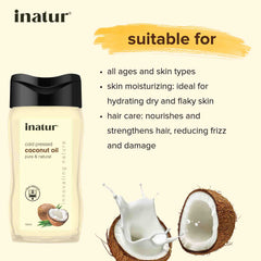 inatur cold pressed coconut oil is suitable for