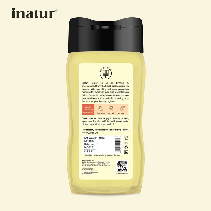 inatur cold pressed castor oil