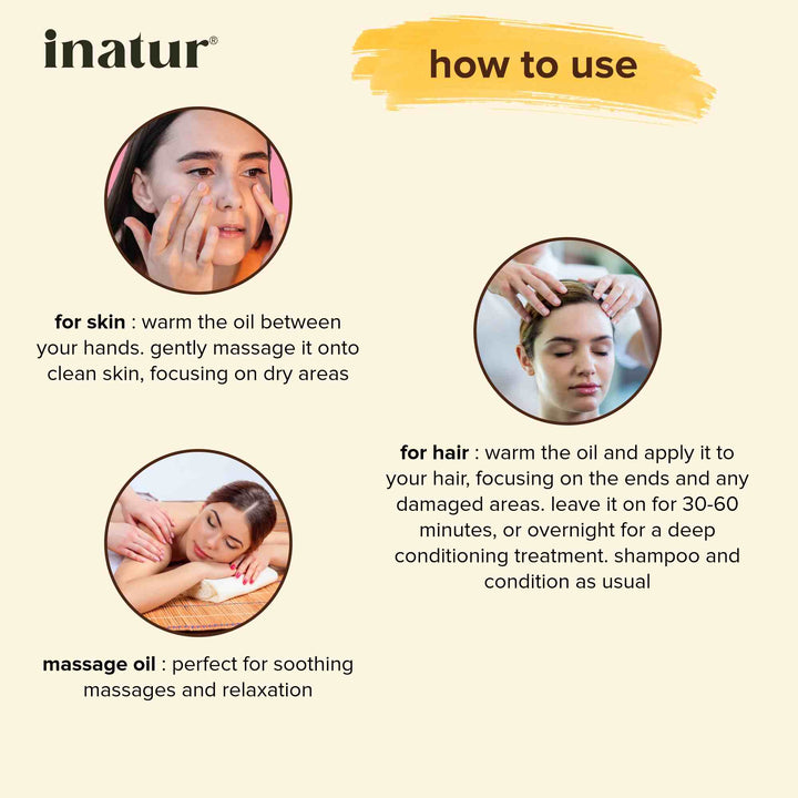 how to use inatur cold pressed sesame oil