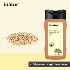 inatur cold pressed virgin sesame oil