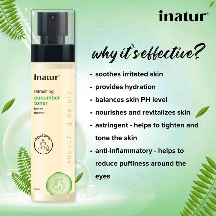 why inatur cucumber toner