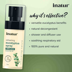why inatur eucalyptus shower spray is effective