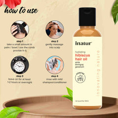 how to use hibiscus hair oil
