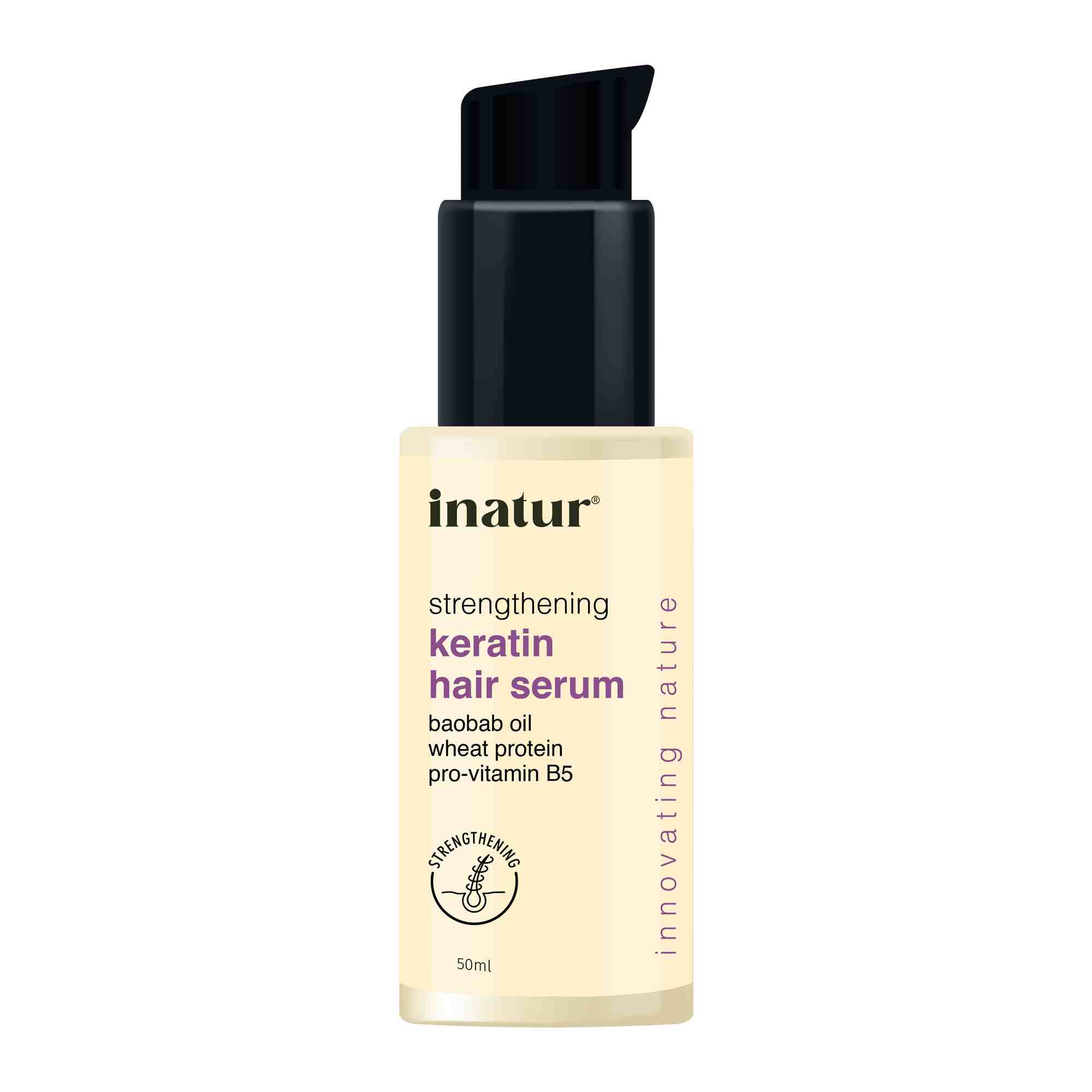inatur keratin hair serum
