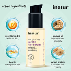 active ingredients of keratin hair serum