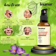 how to use inatur kumkumadi face serum