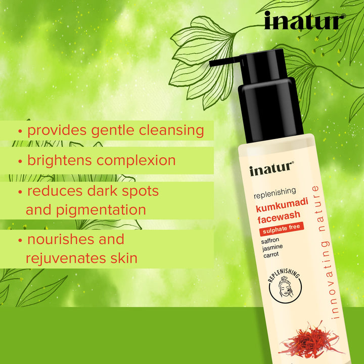 inatur kumkumadi face wash 100ml