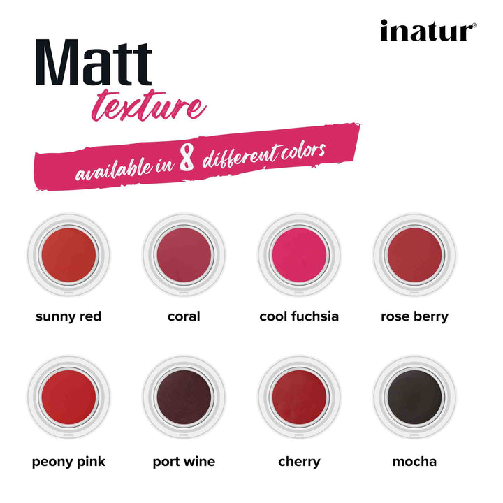 inatur lip cheek tint texture varients