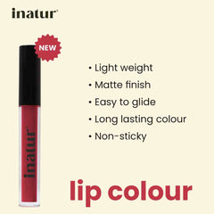 inatur lip color cherry rush