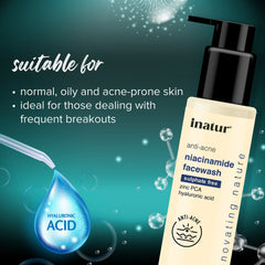 inatur niacinamide face wash suitable for