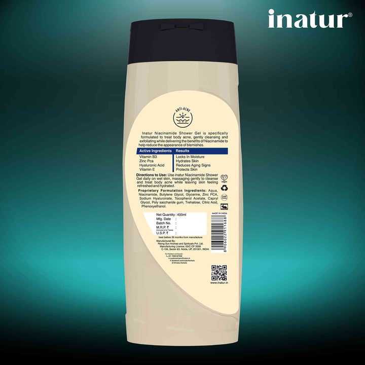 inatur niacinamide shower gel