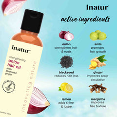 active ingredients of onion hair oil