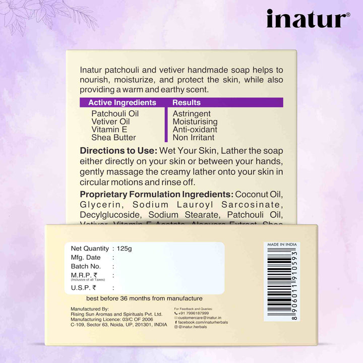 active ingredients of patchouli soap