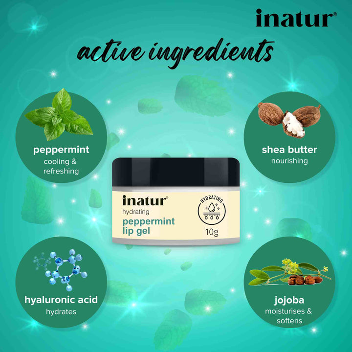 active ingredients of  pepperment lip gel