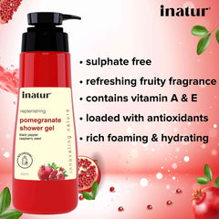 why inatur pomegranate shower gel