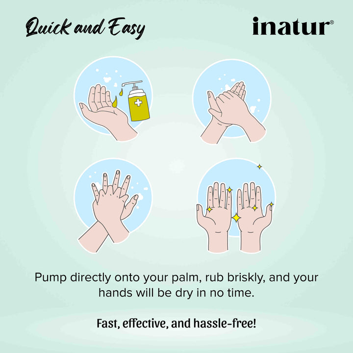 how to use hand sanitizer