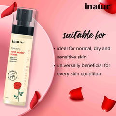 inatur rose water toner suitable for