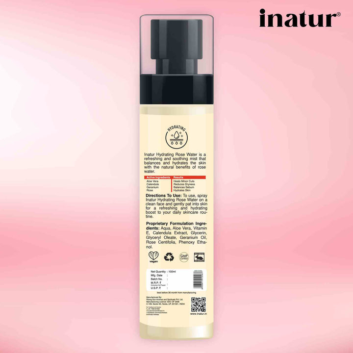 inatur rose water toner