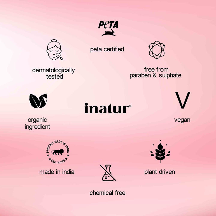 inatur rose water toner certification