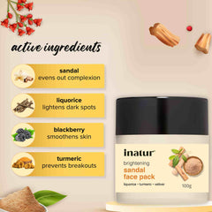 active ingredients of sandal face pack
