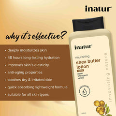 why inatur sheabutter lotion is effective