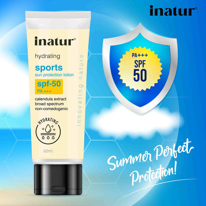 sports sun protection lotion with spf 50