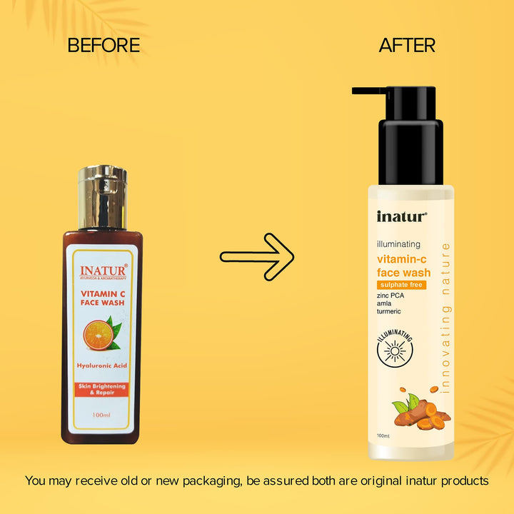 inatur vitamin c face wash 100ml