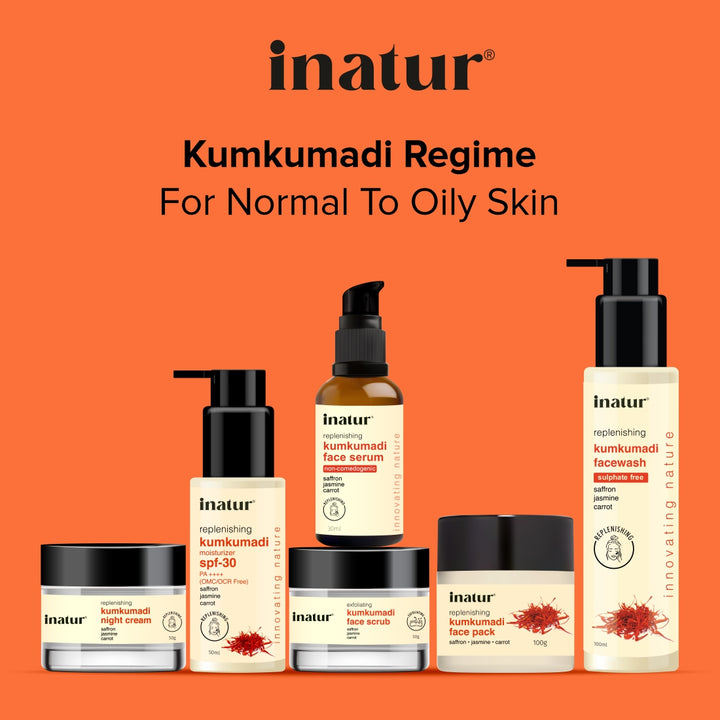 kumkumadi regime for oily skin