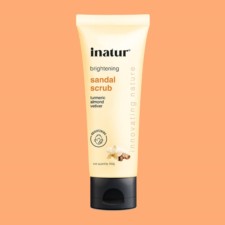 brightening sandal scrub